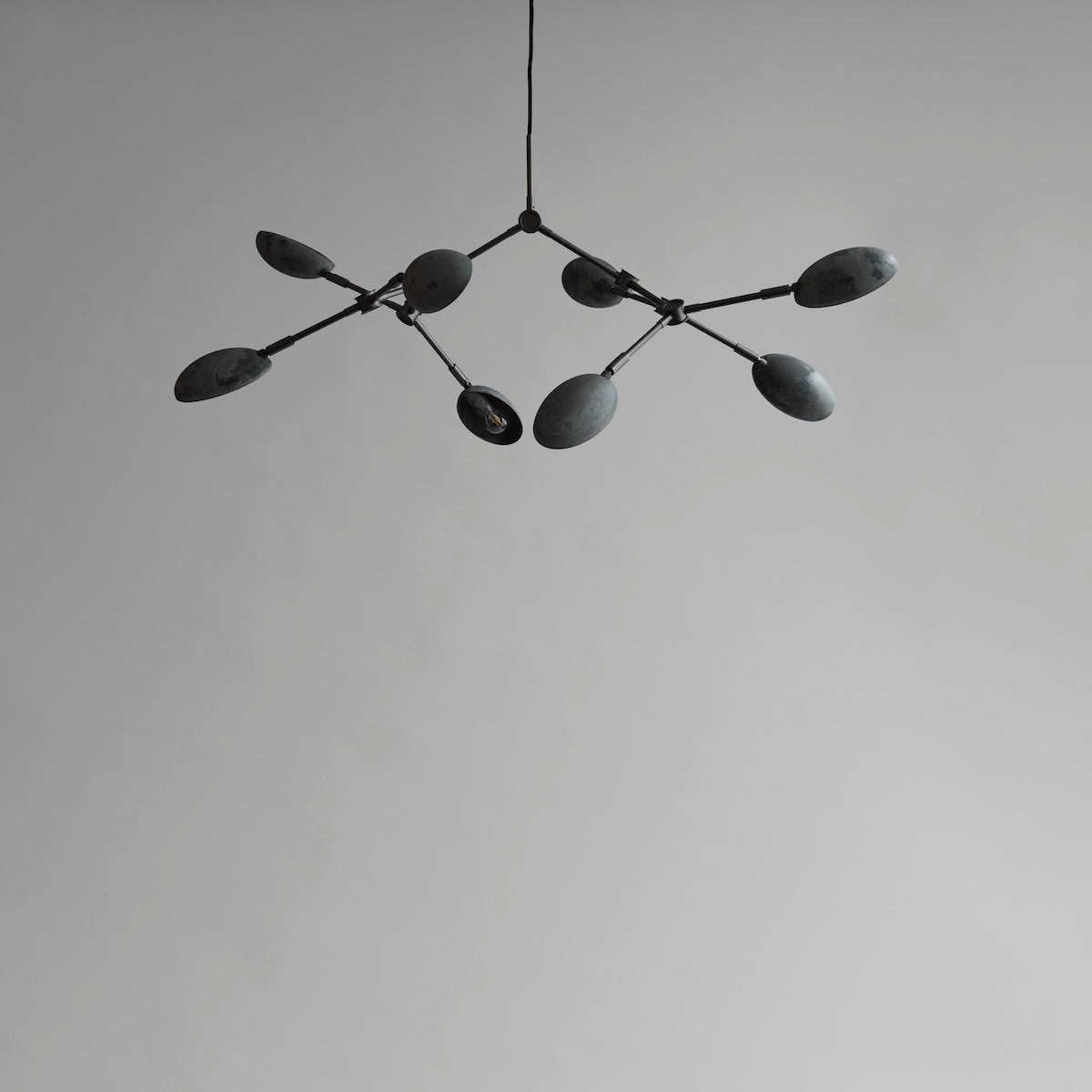 Drop Chandelier. Mini - Oxidized