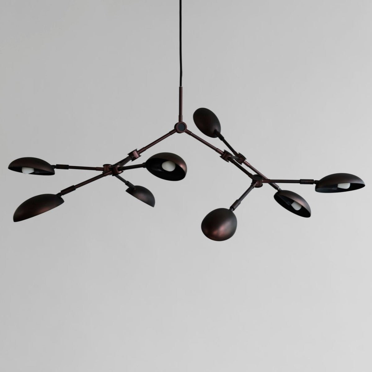 Drop Chandelier. Mini - Burned Black